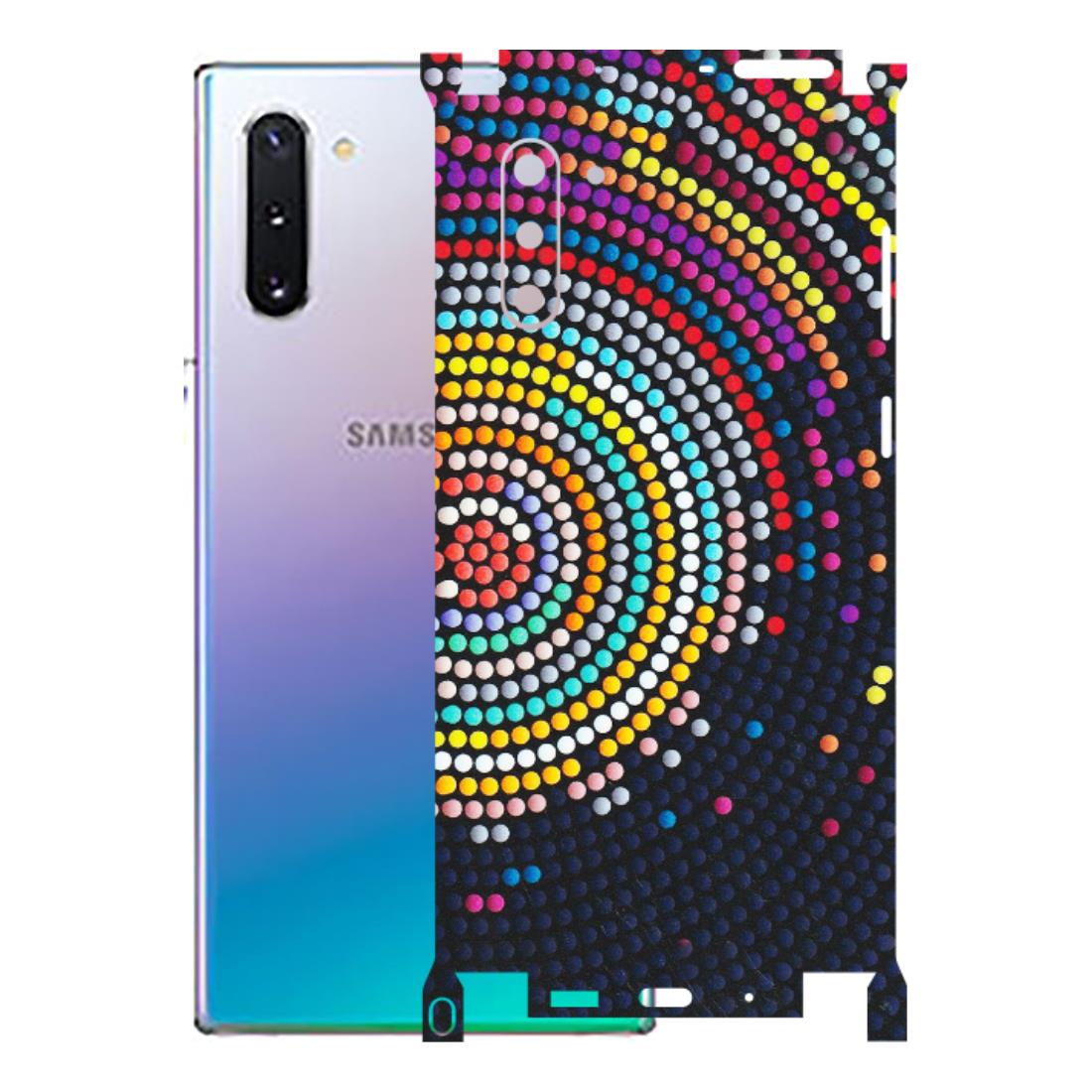 Samsung M/F/Note/Flip and C Phone Skins (All Models) - Rainbow Dot Mandala - Matte Finish (M-97) Samsung Galaxy Note 10