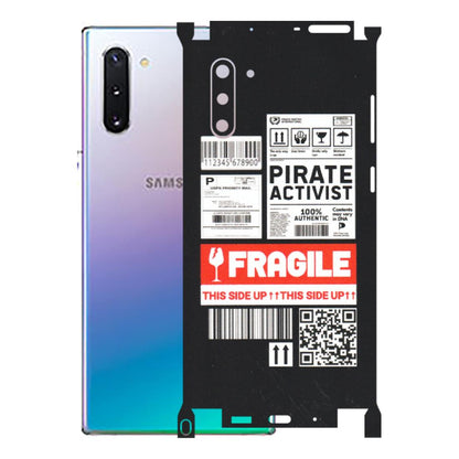 Samsung M/F/Note/Flip and C Phone Skins (All Models) - Handle With Care - Matte Finish (M-99) Samsung Galaxy Note 10