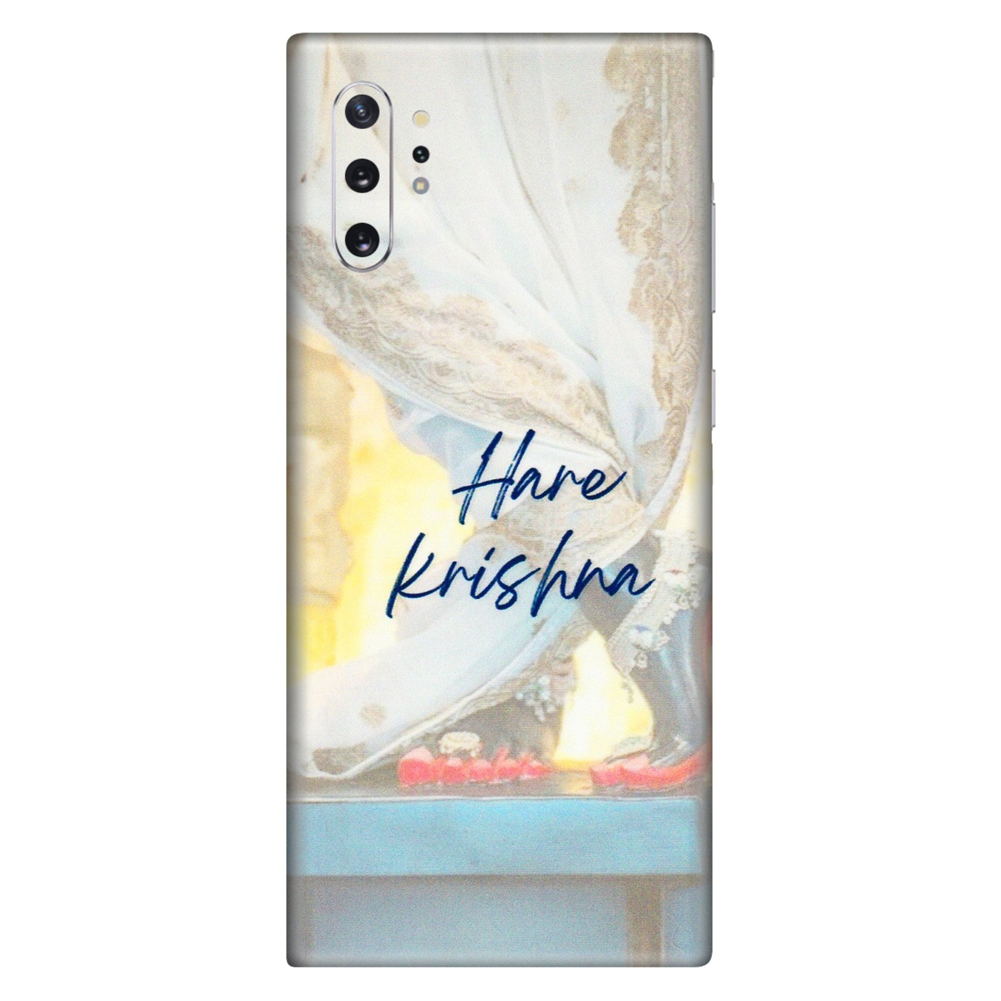 Samsung M/F/Note/Flip and C Phone Skins (All Models) - Hare Krishna - 3D Embossed Finish (L-03) Samsung Galaxy Note 10 Plus