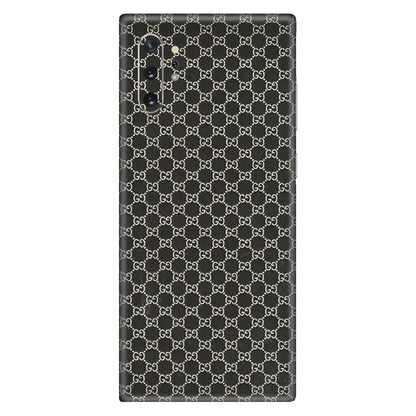 Samsung M/F/Note/Flip and C Phone Skins (All Models) - Black G Print - 3D Embossed Finish (L-109) Samsung Galaxy Note 10 Plus