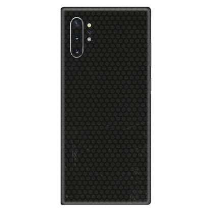 Samsung M/F/Note/Flip and C Phone Skins (All Models) - Black honeycomb - 3D Embossed Finish (L-114) Samsung Galaxy Note 10 Plus