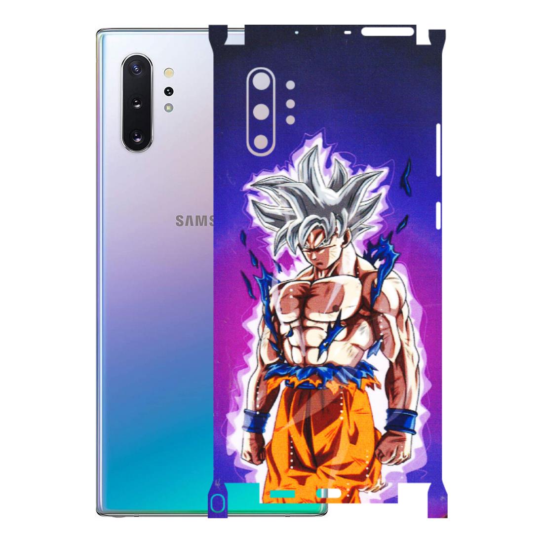 Samsung M/F/Note/Flip and C Phone Skins (All Models) - Goku Purple Anime - 3D Embossed Finish (L-147) Samsung Galaxy Note 10 Plus