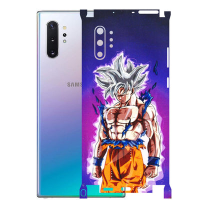 Samsung M/F/Note/Flip and C Phone Skins (All Models) - Goku Purple Anime - 3D Embossed Finish (L-147) Samsung Galaxy Note 10 Plus
