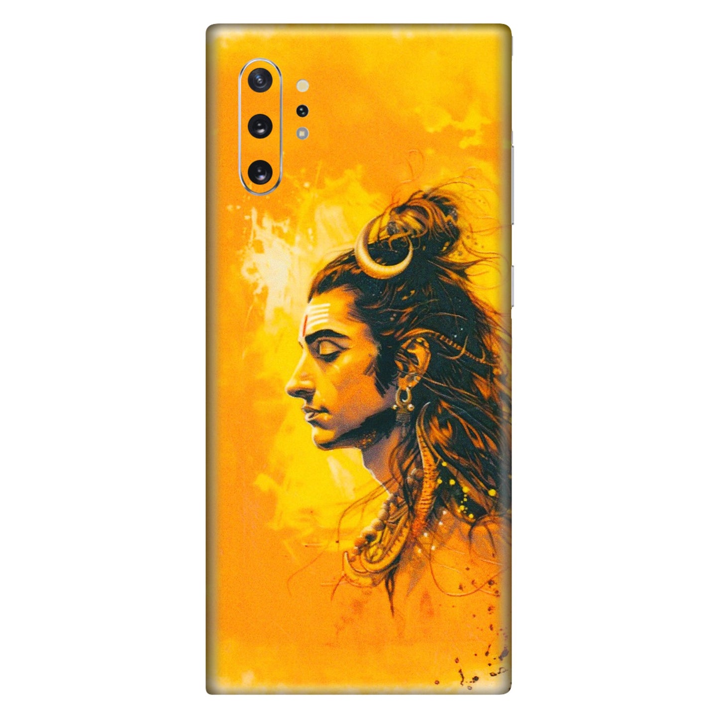 Samsung M/F/Note/Flip and C Phone Skins (All Models) - Shiv Shakti - 3D Embossed Finish (L-14) Samsung Galaxy Note 10 Plus