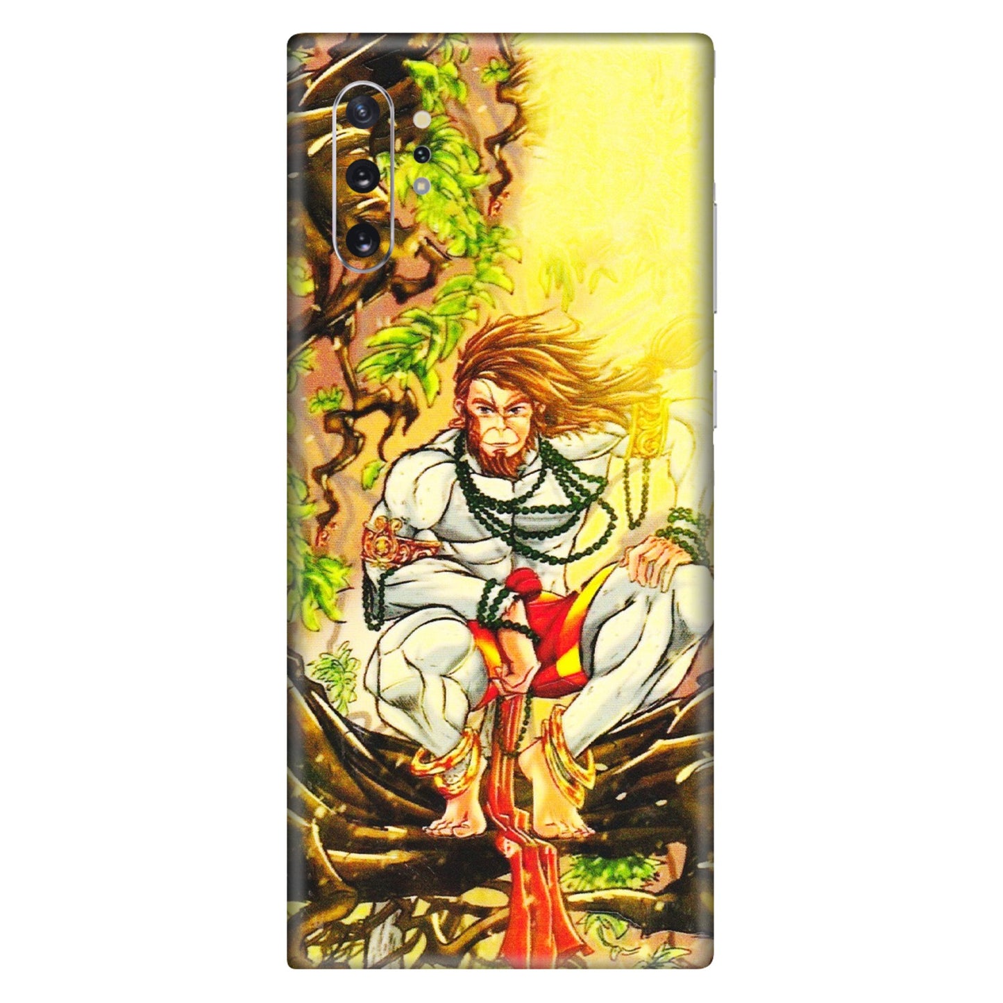 Samsung M/F/Note/Flip and C Phone Skins (All Models) - Lord Hanuman - 3D Embossed Finish (L-152) Samsung Galaxy Note 10 Plus