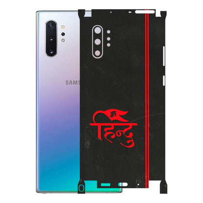 Samsung M/F/Note/Flip and C Phone Skins (All Models) - Hindu Black - 3D Embossed Finish (L-153) Samsung Galaxy Note 10 Plus