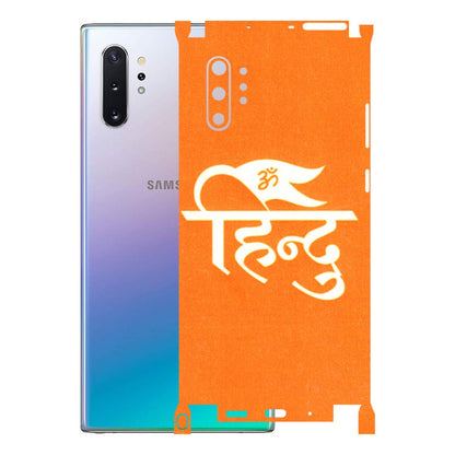 Samsung M/F/Note/Flip and C Phone Skins (All Models) - Hindu Kesari - 3D Embossed Finish (L-154) Samsung Galaxy Note 10 Plus