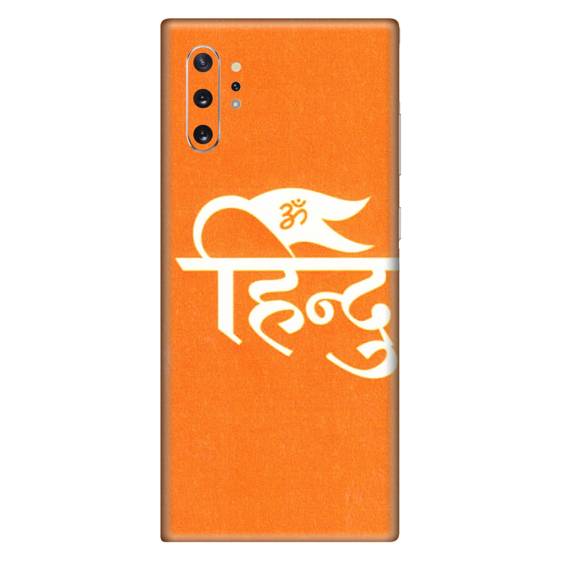 Samsung M/F/Note/Flip and C Phone Skins (All Models) - Hindu Kesari - 3D Embossed Finish (L-154) Samsung Galaxy Note 10 Plus