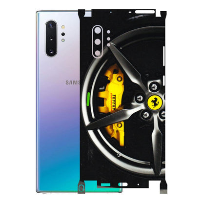 Samsung M/F/Note/Flip and C Phone Skins (All Models) - Ferrari Wheel Alloy - 3D Embossed Finish (L-173) Samsung Galaxy Note 10 Plus