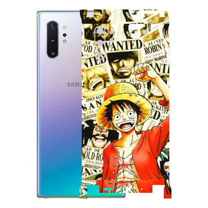 Samsung M/F/Note/Flip and C Phone Skins (All Models) - Luffy Anime - 3D Embossed Finish (L-177) Samsung Galaxy Note 10 Plus