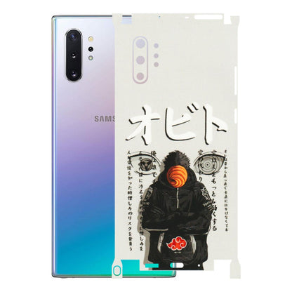 Samsung M/F/Note/Flip and C Phone Skins (All Models) - Obito Anime Eye - 3D Embossed Finish (L-19) Samsung Galaxy Note 10 Plus