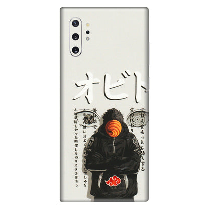 Samsung M/F/Note/Flip and C Phone Skins (All Models) - Obito Anime Eye - 3D Embossed Finish (L-19) Samsung Galaxy Note 10 Plus