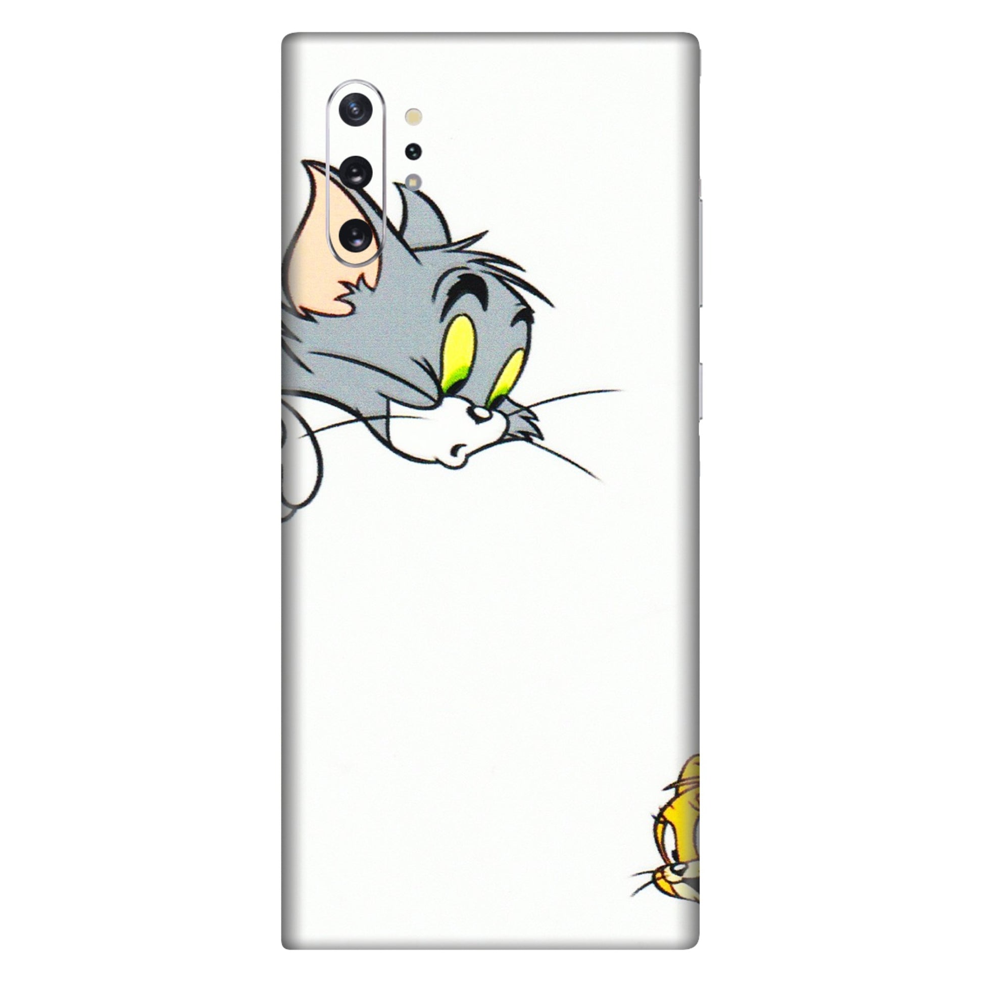 Samsung M/F/Note/Flip and C Phone Skins (All Models) - Cute Tom And Jerry - 3D Embossed Finish (L-220) Samsung Galaxy Note 10 Plus