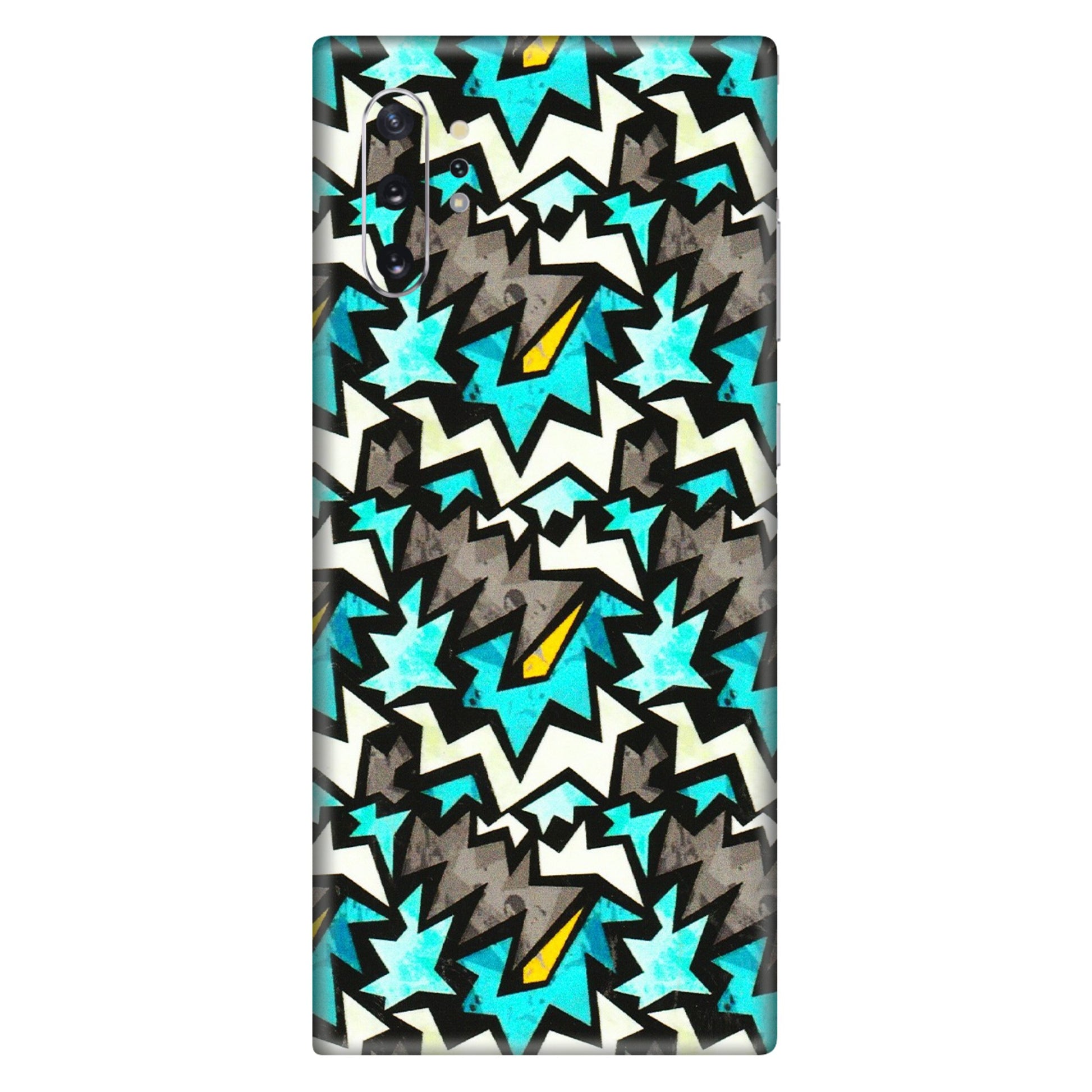 Samsung M/F/Note/Flip and C Phone Skins (All Models) - Funky Zig Zag - 3D Embossed Finish (L-223) Samsung Galaxy Note 10 Plus