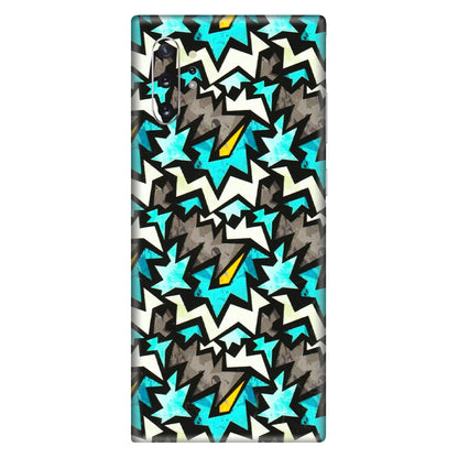 Samsung M/F/Note/Flip and C Phone Skins (All Models) - Funky Zig Zag - 3D Embossed Finish (L-223) Samsung Galaxy Note 10 Plus