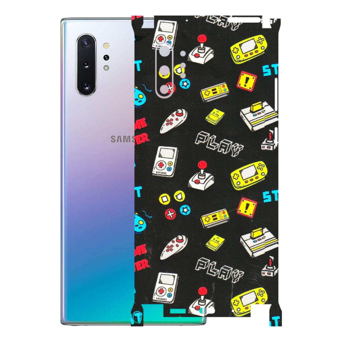 Samsung M/F/Note/Flip and C Phone Skins (All Models) - Gaming Doodles - 3D Embossed Finish (L-224) Samsung Galaxy Note 10 Plus