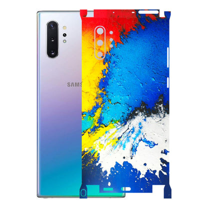 Samsung M/F/Note/Flip and C Phone Skins (All Models) - Acrylic Paint Spill - 3D Embossed Finish (L-229) Samsung Galaxy Note 10 Plus