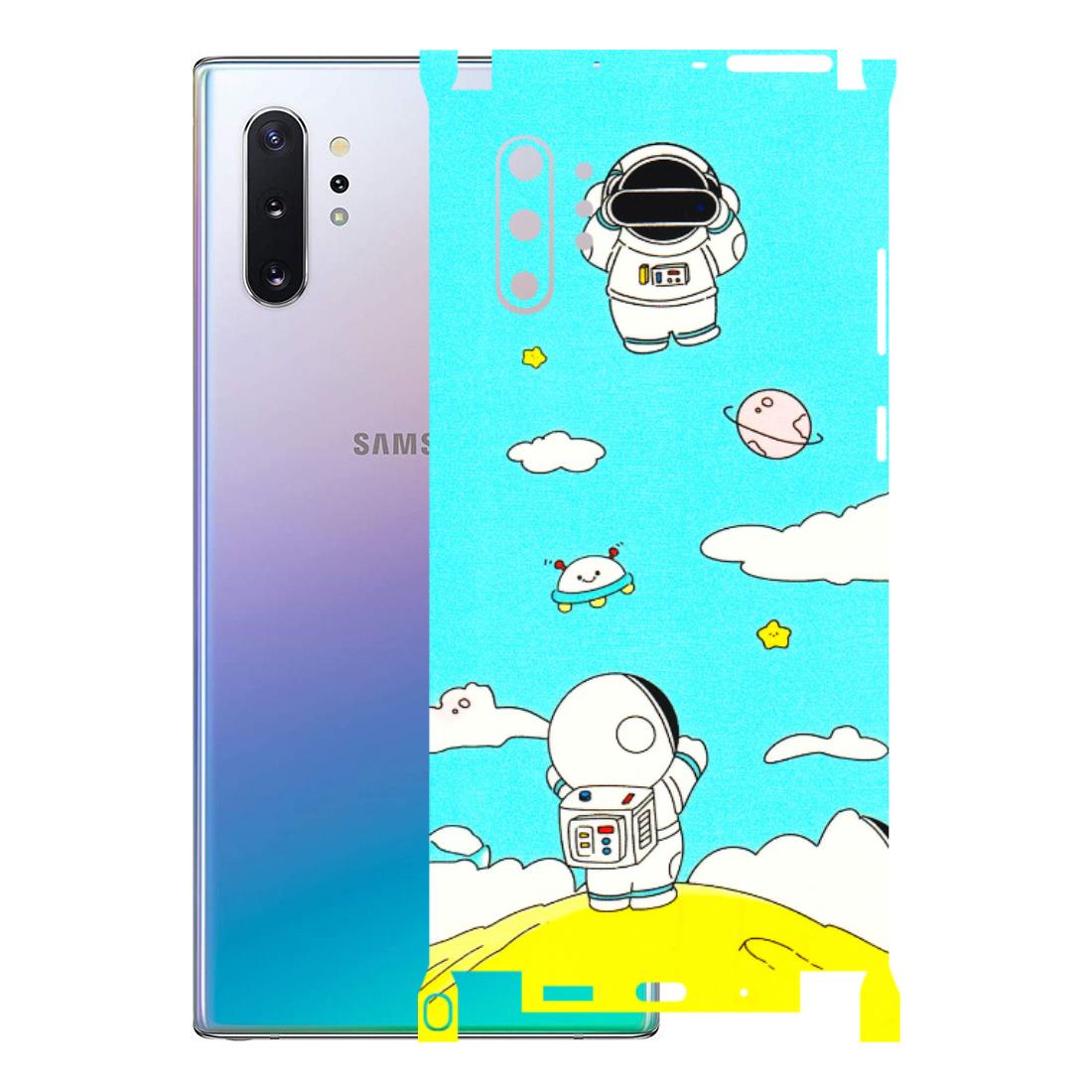 Samsung M/F/Note/Flip and C Phone Skins (All Models) - Blue Skies Astro Float - 3D Embossed Finish (L-230) Samsung Galaxy Note 10 Plus