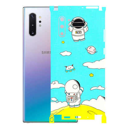 Samsung M/F/Note/Flip and C Phone Skins (All Models) - Blue Skies Astro Float - 3D Embossed Finish (L-230) Samsung Galaxy Note 10 Plus