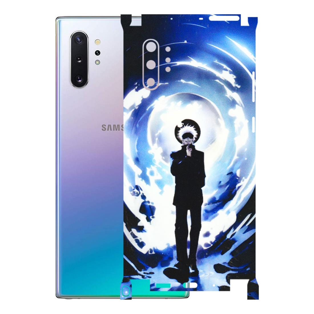 Samsung M/F/Note/Flip and C Phone Skins (All Models) - Satoru Gojo Dark Blue - 3D Embossed Finish (L-235) Samsung Galaxy Note 10 Plus