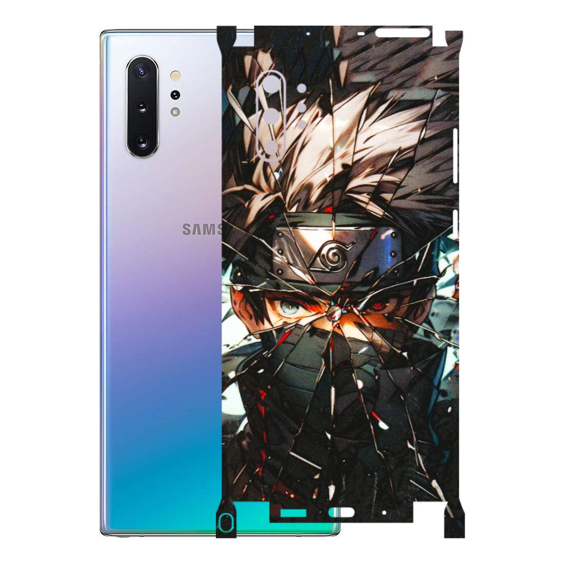 Samsung M/F/Note/Flip and C Phone Skins (All Models) - Kakashi Shattered Glass Effect - 3D Embossed Finish (L-237) Samsung Galaxy Note 10 Plus