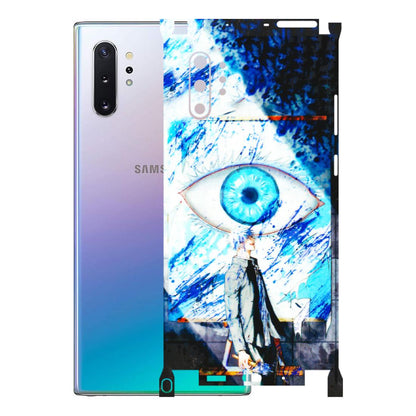 Samsung M/F/Note/Flip and C Phone Skins (All Models) - Gojo Satoru evil eye - 3D Embossed Finish (L-239) Samsung Galaxy Note 10 Plus
