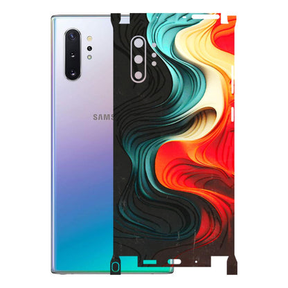 Samsung M/F/Note/Flip and C Phone Skins (All Models) - The Silky Swirl - 3D Embossed Finish (L-240) Samsung Galaxy Note 10 Plus