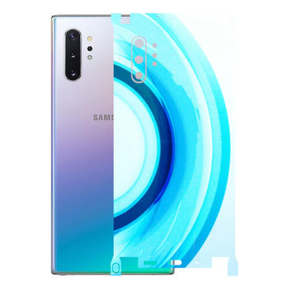Samsung M/F/Note/Flip and C Phone Skins (All Models) - The Blue Curve - 3D Embossed Finish (L-244) Samsung Galaxy Note 10 Plus