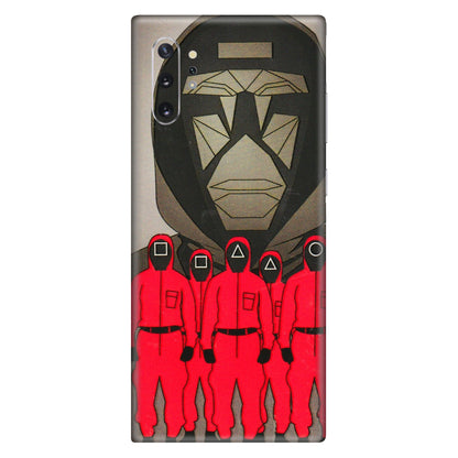 Samsung M/F/Note/Flip and C Phone Skins (All Models) - Squid Game Hero - 3D Embossed Finish (L-245) Samsung Galaxy Note 10 Plus