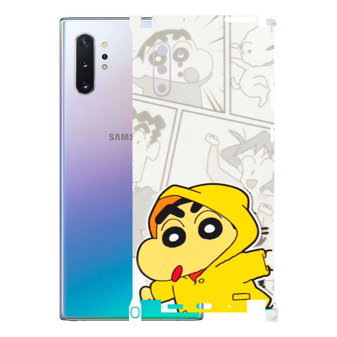 Samsung M/F/Note/Flip and C Phone Skins (All Models) - Yellow Shinchan Comic - 3D Embossed Finish (L-246) Samsung Galaxy Note 10 Plus