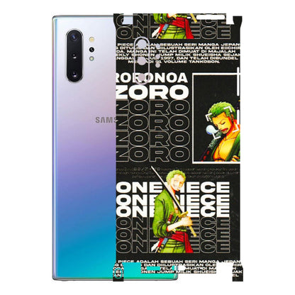 Samsung M/F/Note/Flip and C Phone Skins (All Models) - One Piece Zoro - 3D Embossed Finish (L-250) Samsung Galaxy Note 10 Plus