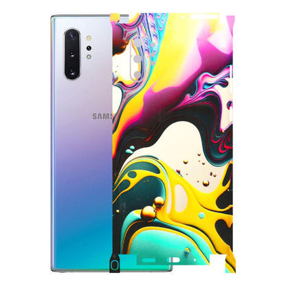 Samsung M/F/Note/Flip and C Phone Skins (All Models) - Multicolor Abstract pattern - 3D Embossed Finish (L-254) Samsung Galaxy Note 10 Plus