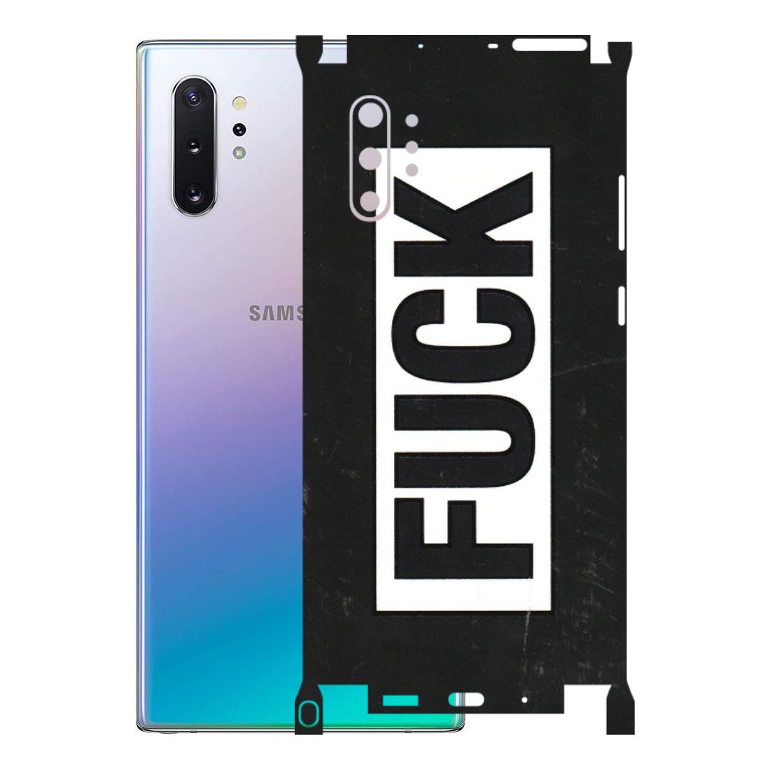 Samsung M/F/Note/Flip and C Phone Skins (All Models) - The F Word - 3D Embossed Finish (L-255) Samsung Galaxy Note 10 Plus
