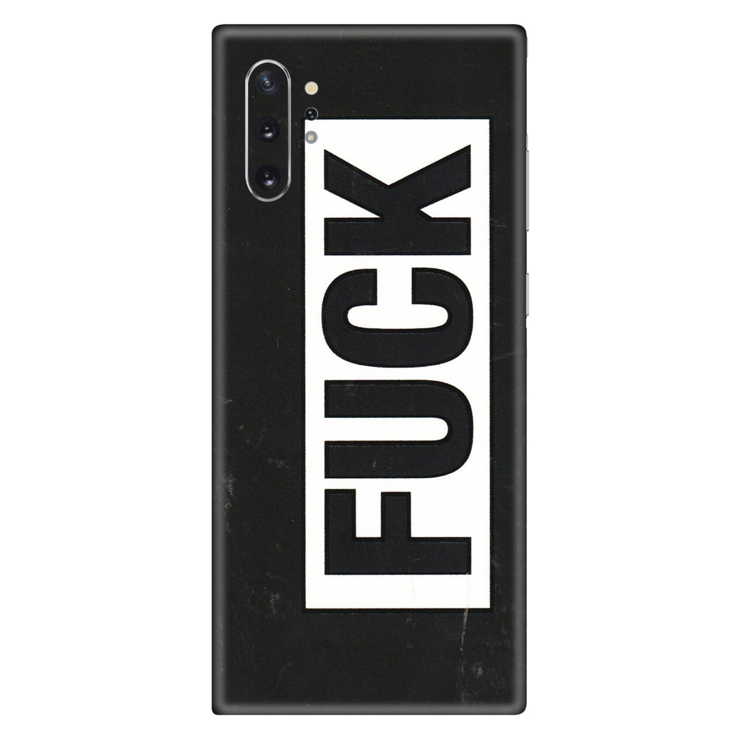 Samsung M/F/Note/Flip and C Phone Skins (All Models) - The F Word - 3D Embossed Finish (L-255) Samsung Galaxy Note 10 Plus