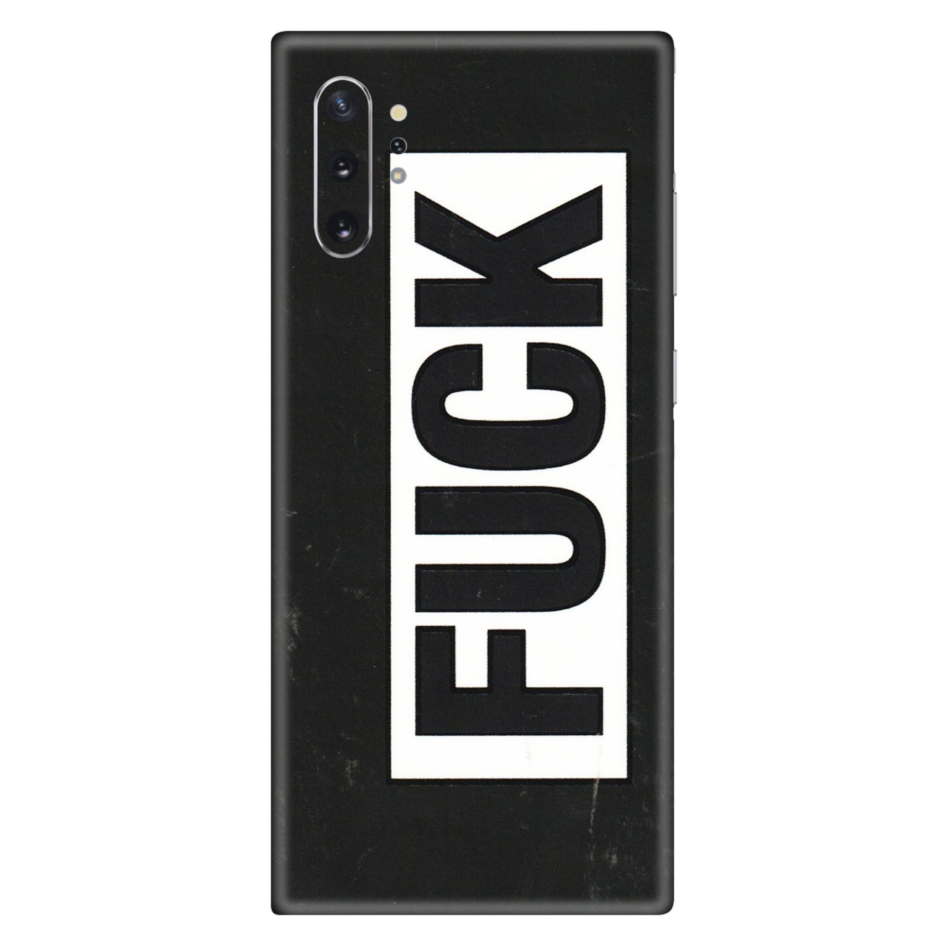 Samsung M/F/Note/Flip and C Phone Skins (All Models) - The F Word - 3D Embossed Finish (L-255) Samsung Galaxy Note 10 Plus
