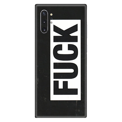 Samsung M/F/Note/Flip and C Phone Skins (All Models) - The F Word - 3D Embossed Finish (L-255) Samsung Galaxy Note 10 Plus