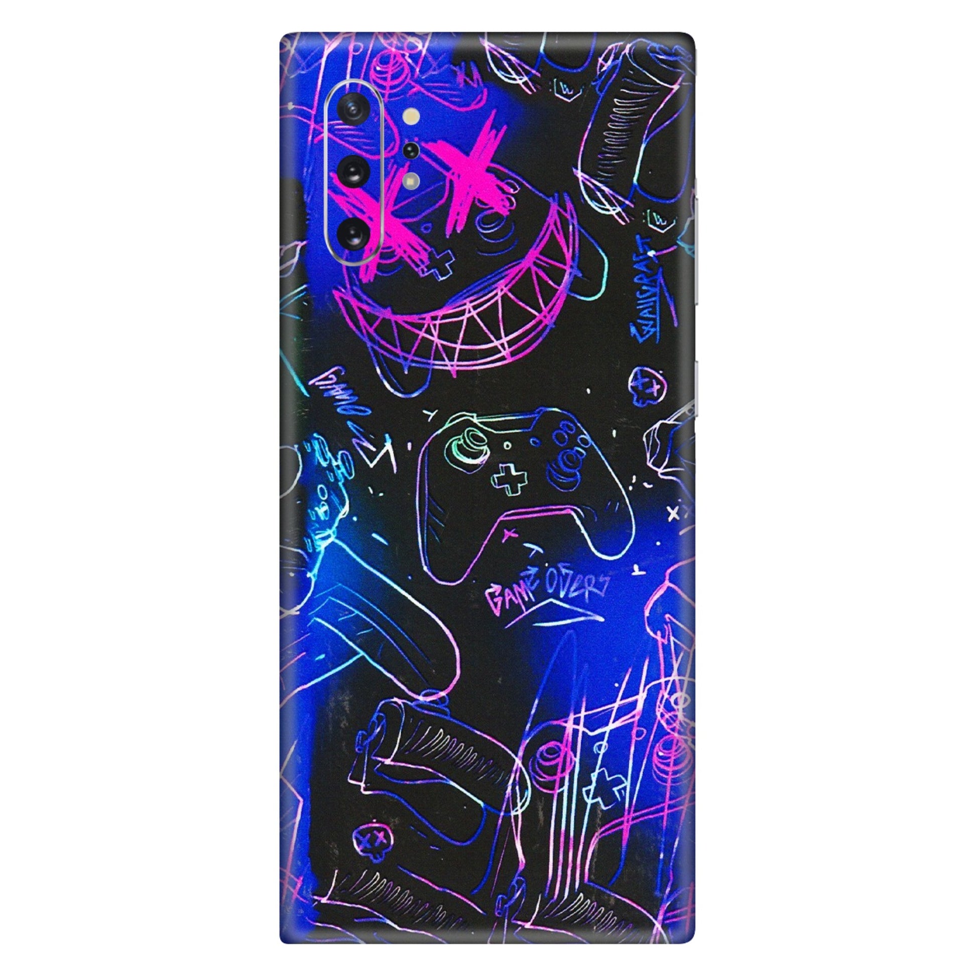 Samsung M/F/Note/Flip and C Phone Skins (All Models) - Gamers Paradise - 3D Embossed Finish (L-258) Samsung Galaxy Note 10 Plus