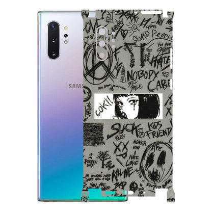 Samsung M/F/Note/Flip and C Phone Skins (All Models) - Never Have Love Anime - 3D Embossed Finish (L-260) Samsung Galaxy Note 10 Plus