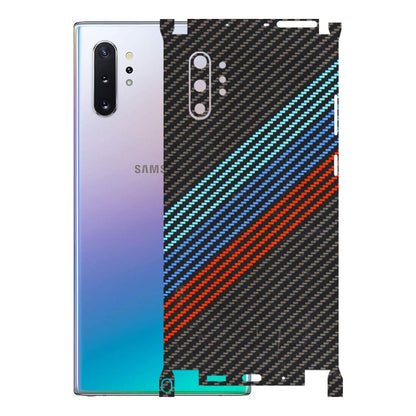 Samsung M/F/Note/Flip and C Phone Skins (All Models) - Carbon BM - 3D Embossed Finish (L-302) Samsung Galaxy Note 10 Plus