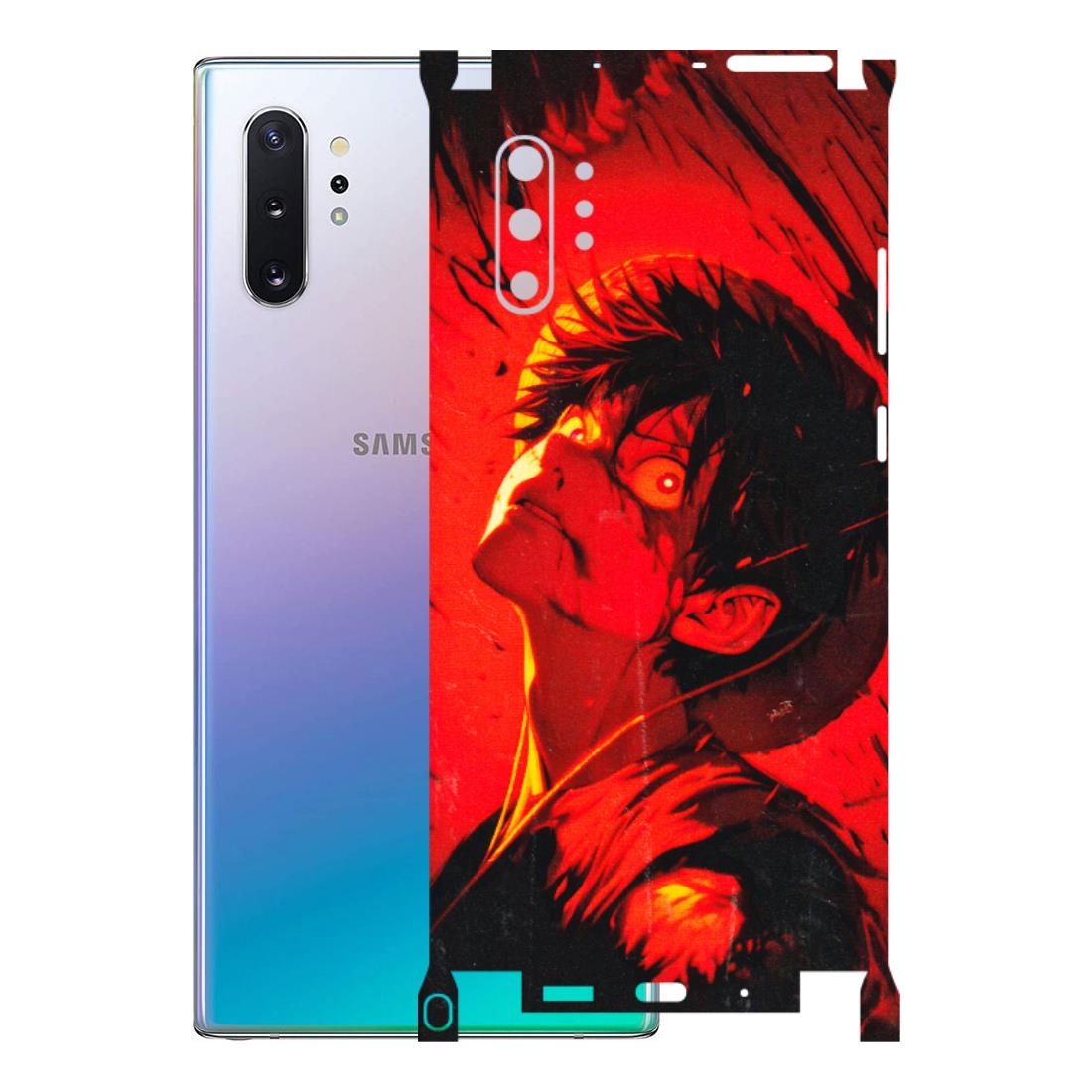 Samsung M/F/Note/Flip and C Phone Skins (All Models) - D.Luffy Power Up One Piece Anime - 3D Embossed Finish (L-326) Samsung Galaxy Note 10 Plus