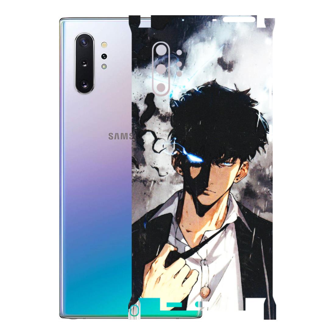 Samsung M/F/Note/Flip and C Phone Skins (All Models) - Sung Jinwoo Manhwa Anime - 3D Embossed Finish (L-328) Samsung Galaxy Note 10 Plus
