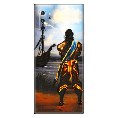 Samsung M/F/Note/Flip and C Phone Skins (All Models) - Heavenly God Figure - 3D Embossed Finish (L-34) Samsung Galaxy Note 10 Plus