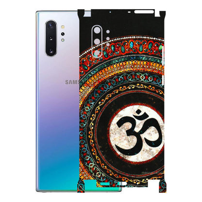 Samsung M/F/Note/Flip and C Phone Skins (All Models) - Aum Chant Abstract - 3D Embossed Finish (L-42) Samsung Galaxy Note 10 Plus