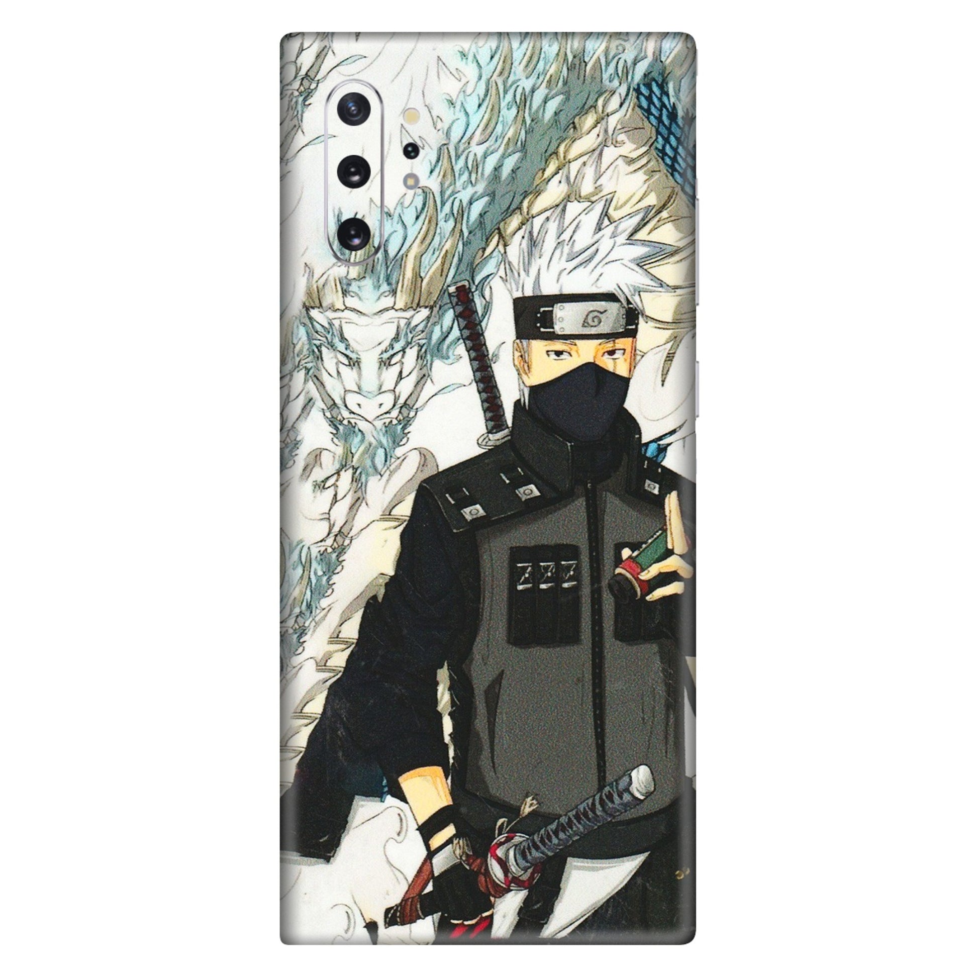 Samsung M/F/Note/Flip and C Phone Skins (All Models) - Kakashi Hatake Naruto Anime - 3D Embossed Finish (L-46) Samsung Galaxy Note 10 Plus