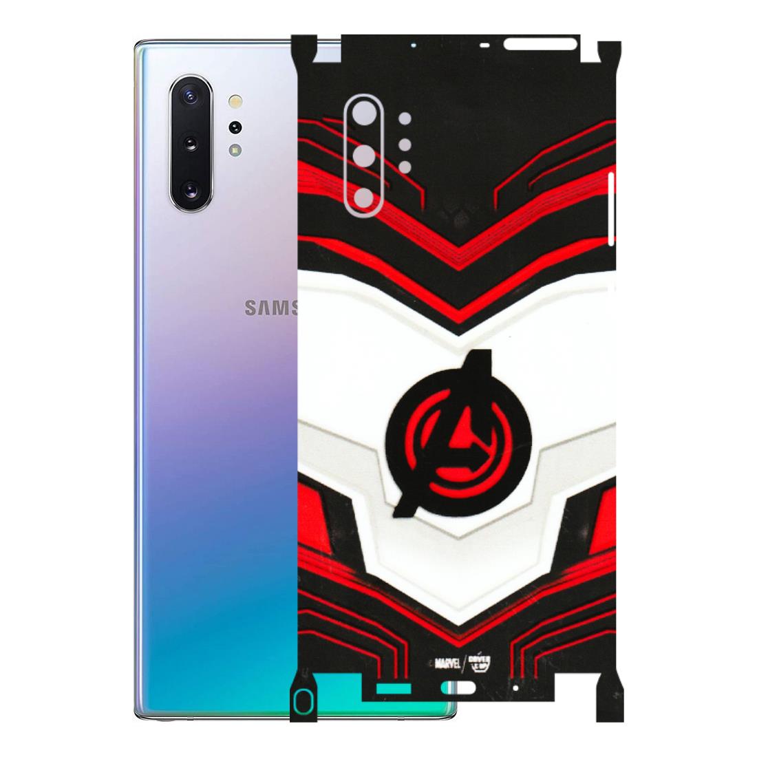 Samsung M/F/Note/Flip and C Phone Skins (All Models) - Avengers Logo - 3D Embossed Finish (L-55) Samsung Galaxy Note 10 Plus