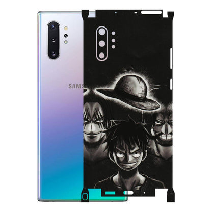 Samsung M/F/Note/Flip and C Phone Skins (All Models) - Black Luffy Hat - 3D Embossed Finish (L-57) Samsung Galaxy Note 10 Plus