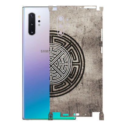 Samsung M/F/Note/Flip and C Phone Skins (All Models) - Mysterious Circular Design - 3D Embossed Finish (L-63) Samsung Galaxy Note 10 Plus