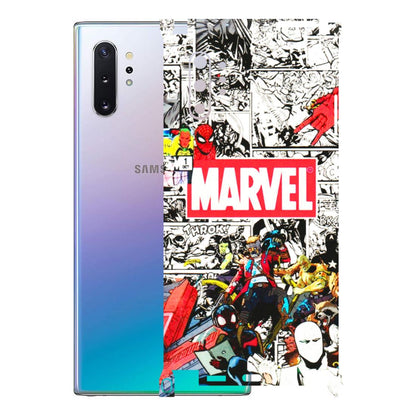 Samsung M/F/Note/Flip and C Phone Skins (All Models) - Marvel Colorful Comic - 3D Embossed Finish (L-64) Samsung Galaxy Note 10 Plus
