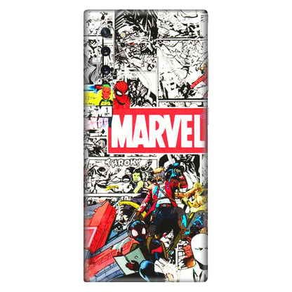 Samsung M/F/Note/Flip and C Phone Skins (All Models) - Marvel Colorful Comic - 3D Embossed Finish (L-64) Samsung Galaxy Note 10 Plus