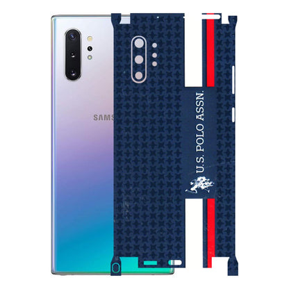 Samsung M/F/Note/Flip and C Phone Skins (All Models) - US POLO Designer Brand - 3D Embossed Finish (L-65) Samsung Galaxy Note 10 Plus